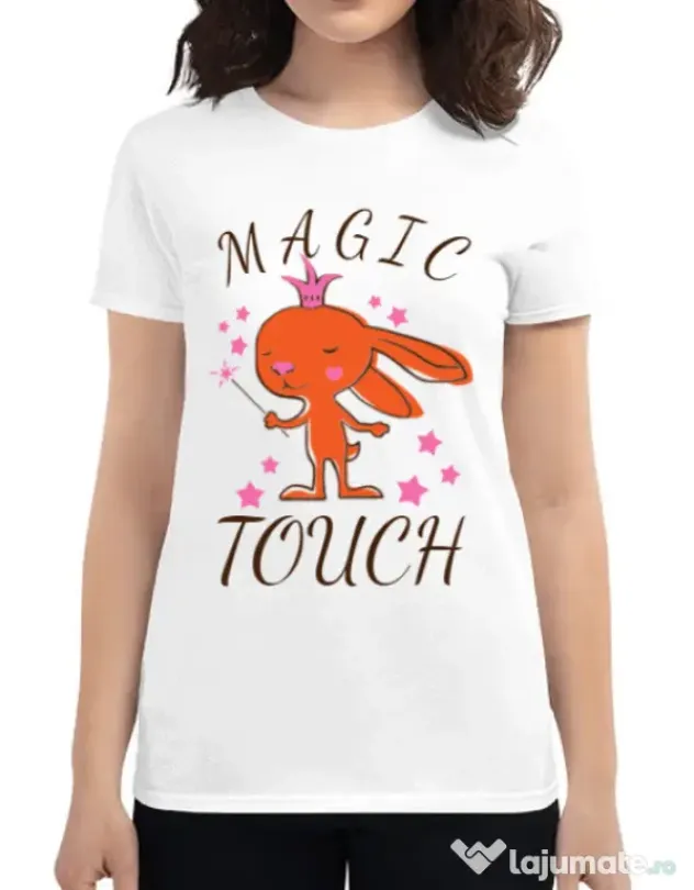 Tricou ADLER dama Magic touch Alb