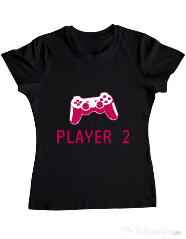 Tricou ADLER dama Player 2 Negru