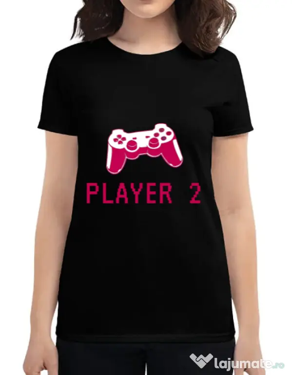 Tricou ADLER dama Player 2 Negru