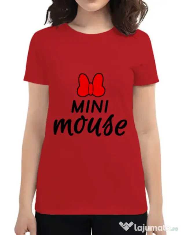 Tricou ADLER dama Mini mouse Rosu
