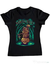 Tricou ADLER dama Armed and ready Negru