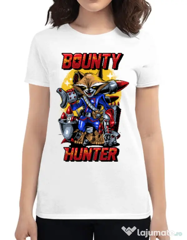Tricou ADLER dama Bounty hunter Alb