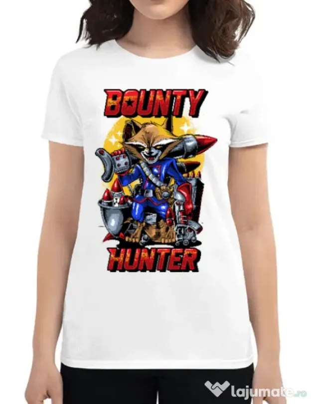Tricou ADLER dama Bounty hunter Alb