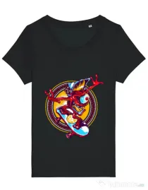 Tricou STANLEY STELLA dama Cali skate Negru
