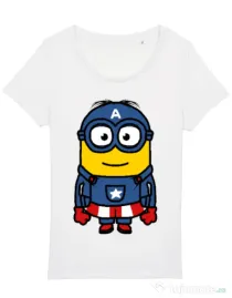 Tricou STANLEY STELLA dama Captain minion Alb