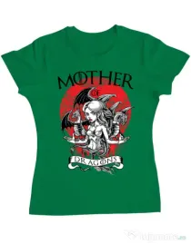 Tricou ADLER dama Mother of dragons Verde mediu