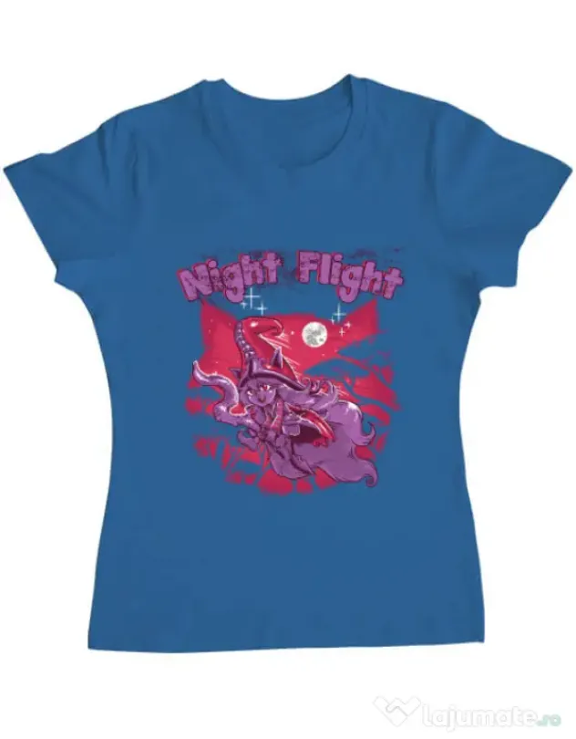 Tricou ADLER dama Night flight Albastru azuriu