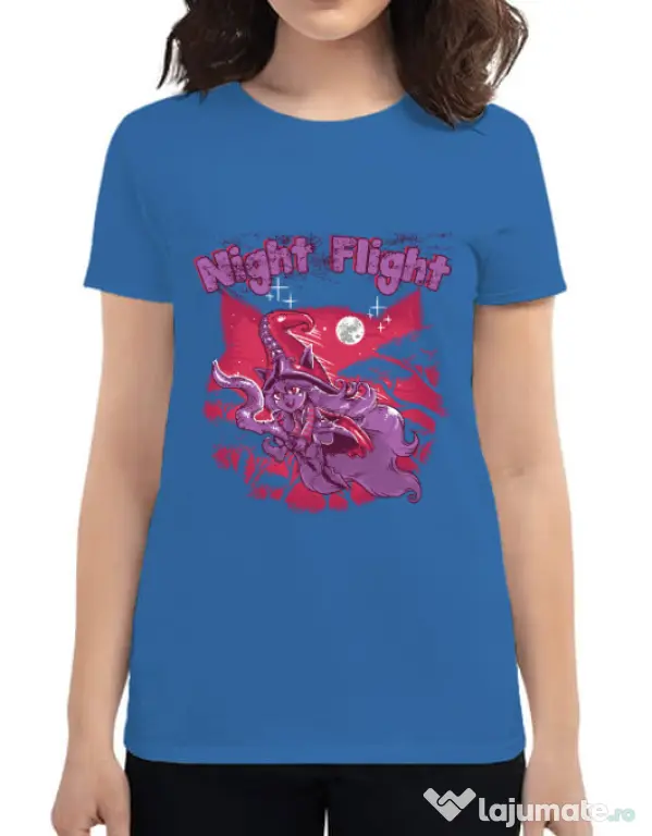 Tricou ADLER dama Night flight Albastru azuriu
