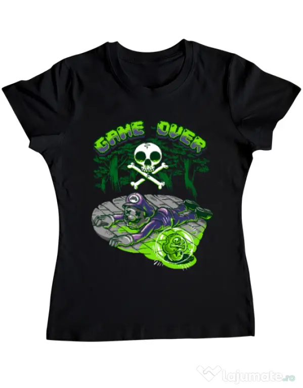 Tricou ADLER dama Poisonous mushroom Negru