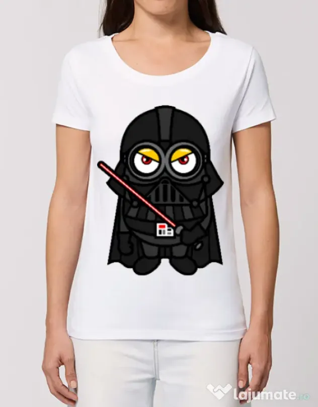 Tricou STANLEY STELLA dama Vader minion Alb