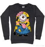 Bluza ADLER dama Zombie minion Negru melanj
