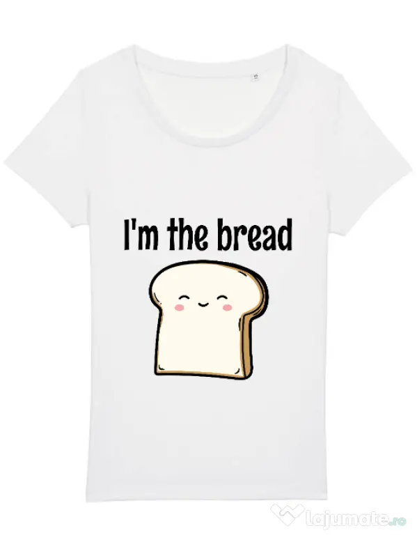 Tricou STANLEY STELLA dama I am the bread Alb