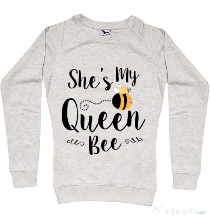 Bluza ADLER dama She is my queen bee Migdala melanj