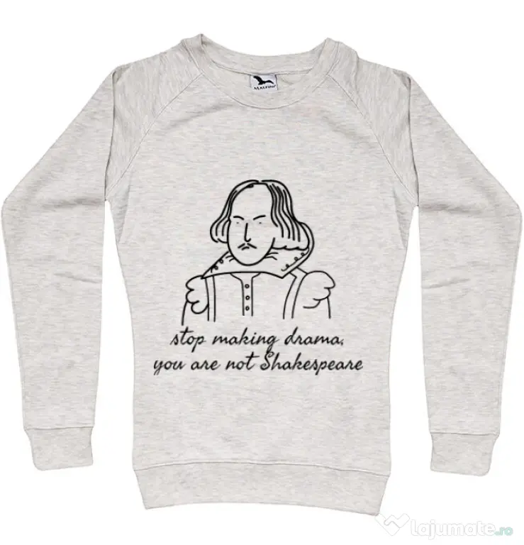 Bluza ADLER dama Stop making drama Migdala melanj