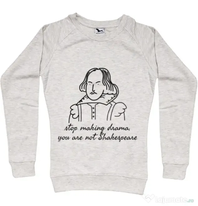 Bluza ADLER dama Stop making drama Migdala melanj