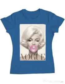 Tricou ADLER dama Bubblegum Albastru azuriu