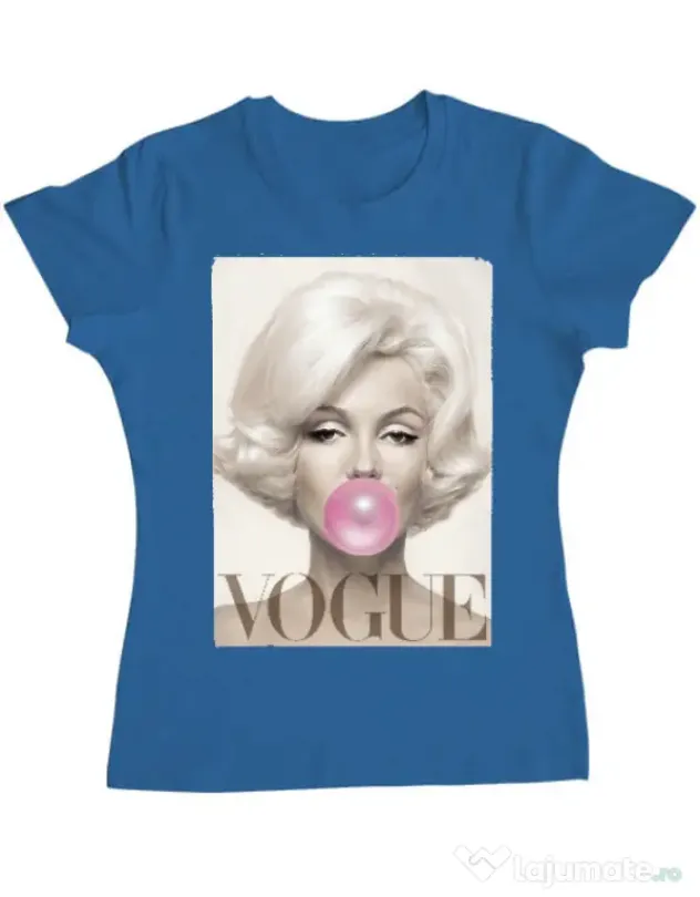 Tricou ADLER dama Bubblegum Albastru azuriu