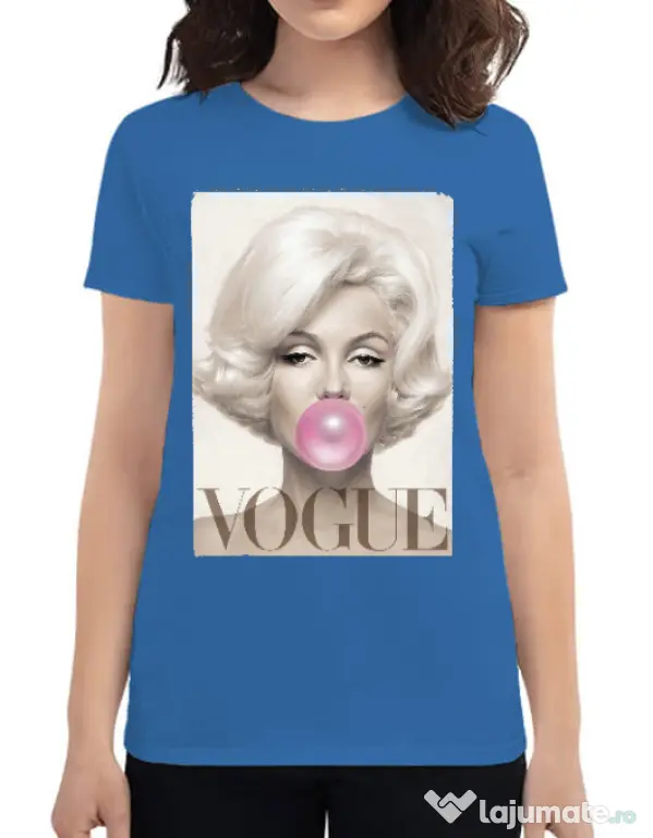 Tricou ADLER dama Bubblegum Albastru azuriu