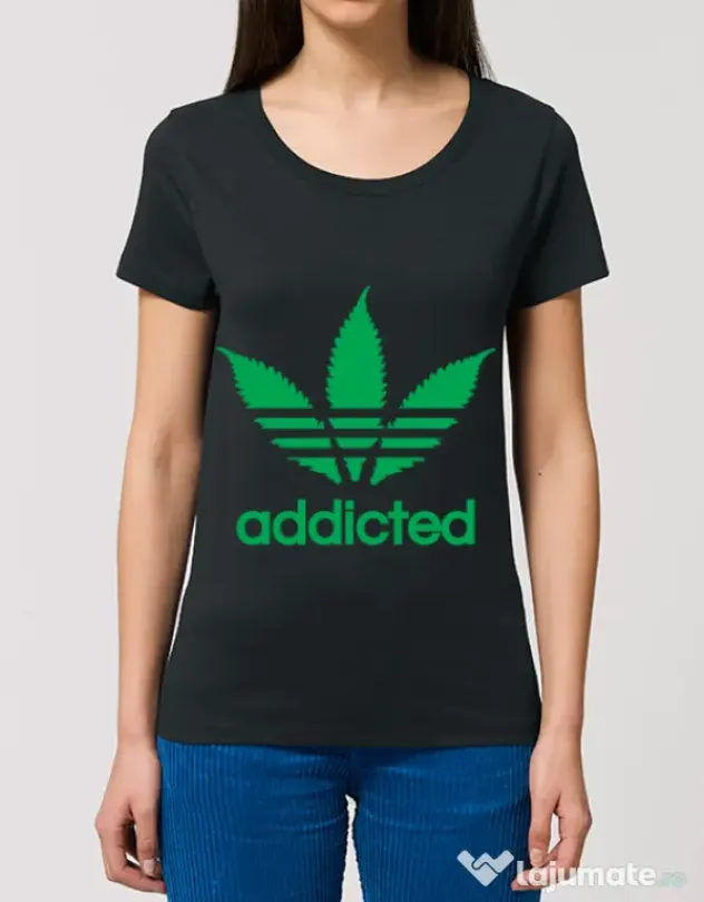 Tricou STANLEY STELLA dama Addicted Negru