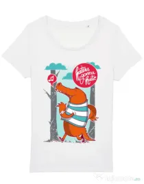Tricou STANLEY STELLA dama Haters gonna hate Alb