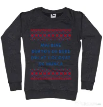 Bluza ADLER dama Burtos de bere Negru melanj