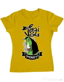 Tricou ADLER dama Cai verzi Galben