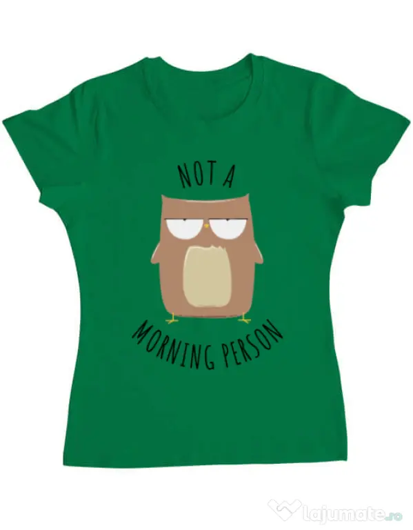 Tricou ADLER dama Morning owl Verde mediu