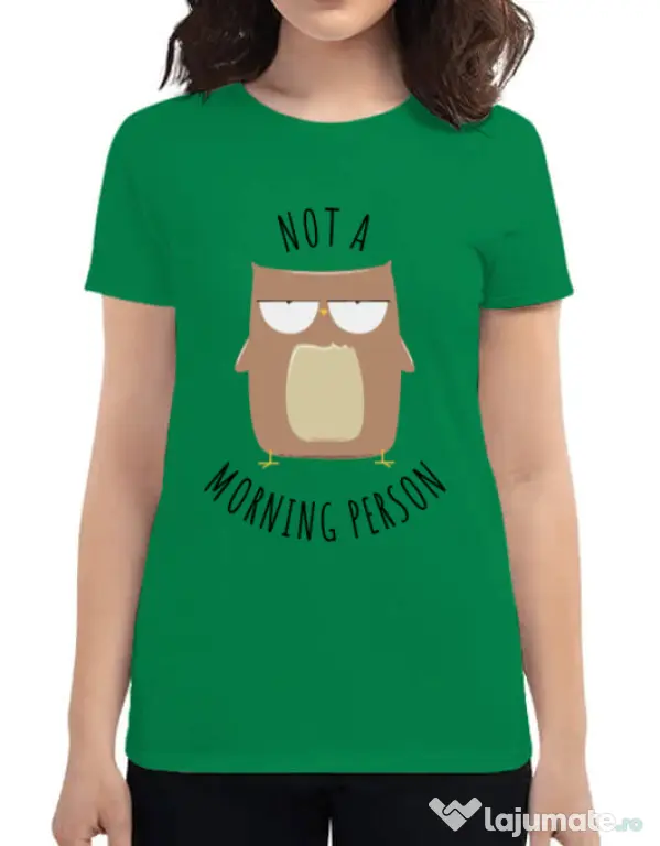 Tricou ADLER dama Morning owl Verde mediu