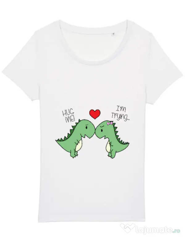 Tricou STANLEY STELLA dama Trex love Alb