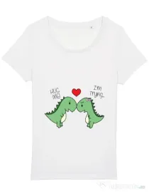 Tricou STANLEY STELLA dama Trex love Alb
