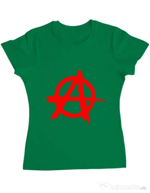 Tricou ADLER dama Anarchy Verde mediu