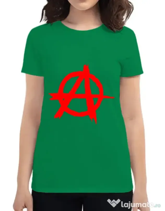 Tricou ADLER dama Anarchy Verde mediu