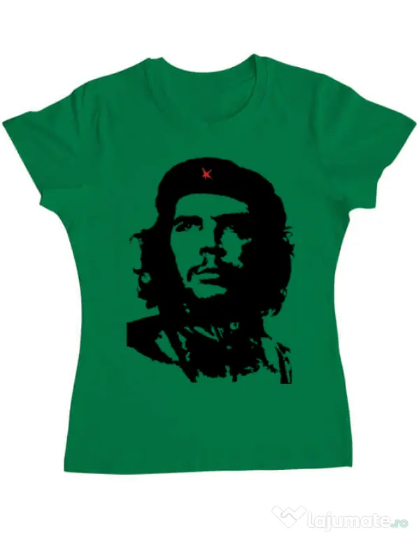 Tricou ADLER dama Che Guevara Verde mediu