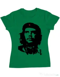 Tricou ADLER dama Che Guevara Verde mediu