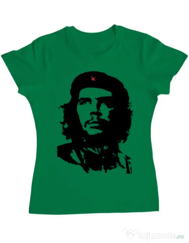 Tricou ADLER dama Che Guevara Verde mediu