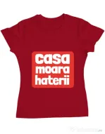Tricou ADLER dama Casa moara haterii Rosu