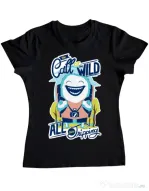 Tricou ADLER dama Call of the wild Negru
