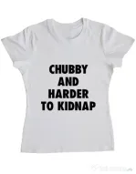 Tricou ADLER dama Chubby Alb