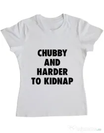 Tricou ADLER dama Chubby Alb