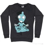 Bluza ADLER dama Dj robot Negru melanj