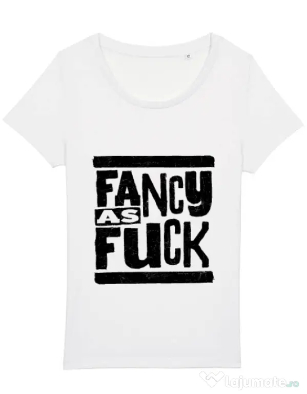 Tricou STANLEY STELLA dama Fancy as fuck Alb
