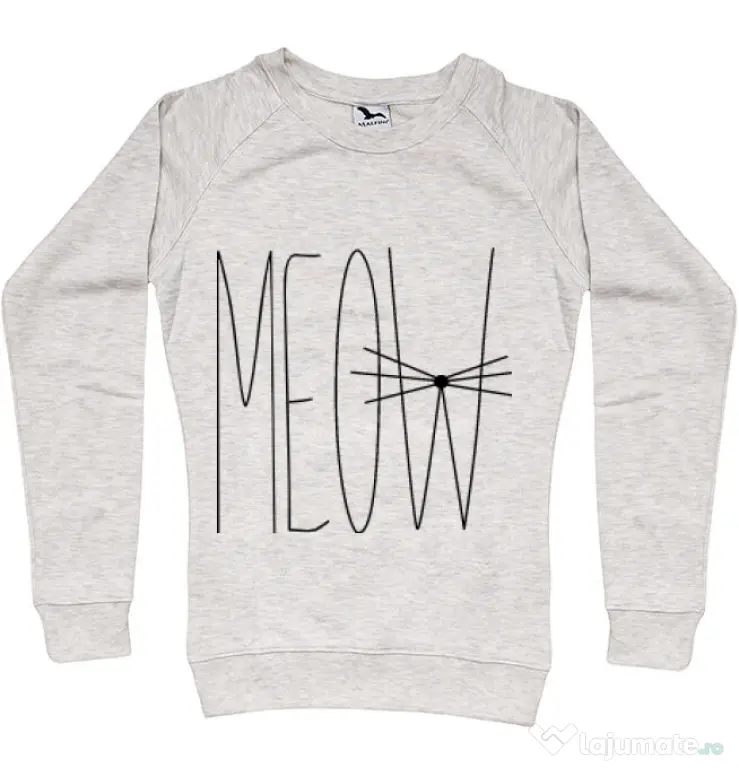 Bluza ADLER dama I am a cat Migdala melanj