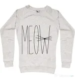 Bluza ADLER dama I am a cat Migdala melanj