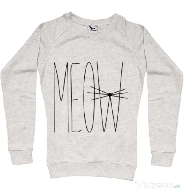 Bluza ADLER dama I am a cat Migdala melanj