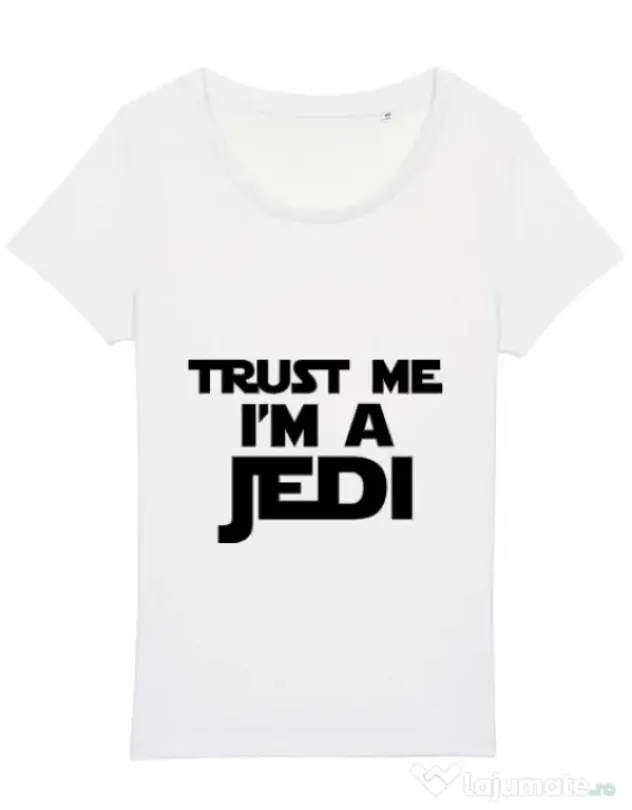 Tricou STANLEY STELLA dama I am a jedi Alb