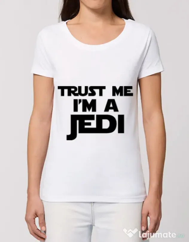 Tricou STANLEY STELLA dama I am a jedi Alb