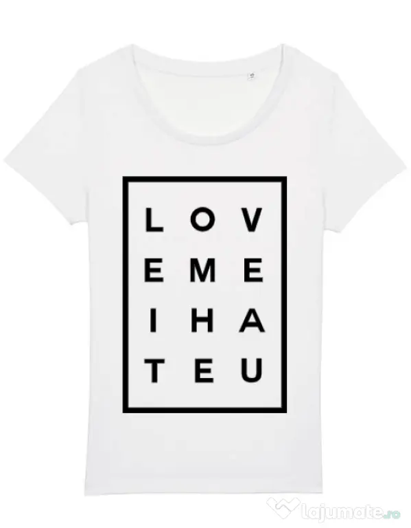 Tricou STANLEY STELLA dama Hate u Alb