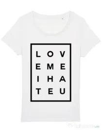 Tricou STANLEY STELLA dama Hate u Alb