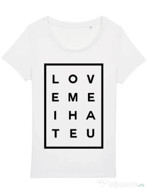 Tricou STANLEY STELLA dama Hate u Alb