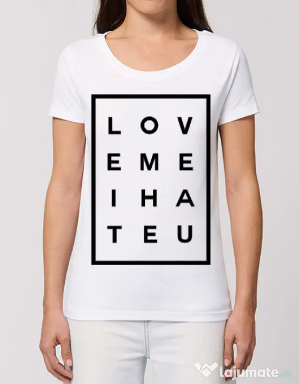 Tricou STANLEY STELLA dama Hate u Alb